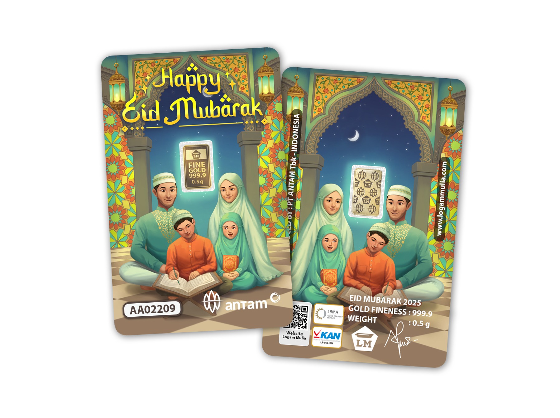 Emas Batang LM Idul Fitri - 0,5 gram