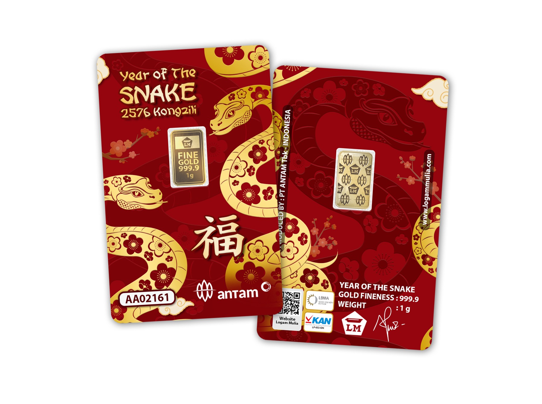 Emas Antam LM Happy Chinese New Year 2025 - 1 gram
